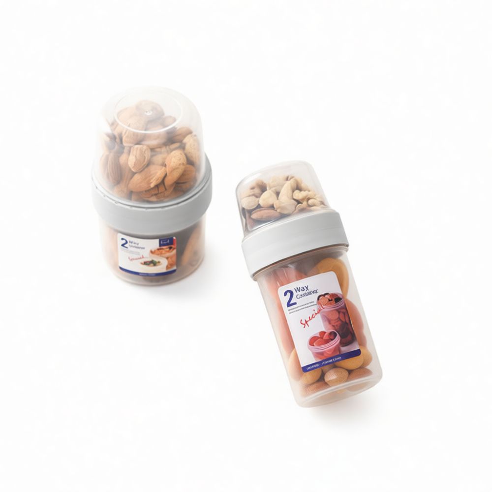 Baby Food Jars With Lids - Tragbare Doppelschichtige Lebensmittel-Aufbewahrungsbox Luftdichter Behälter für