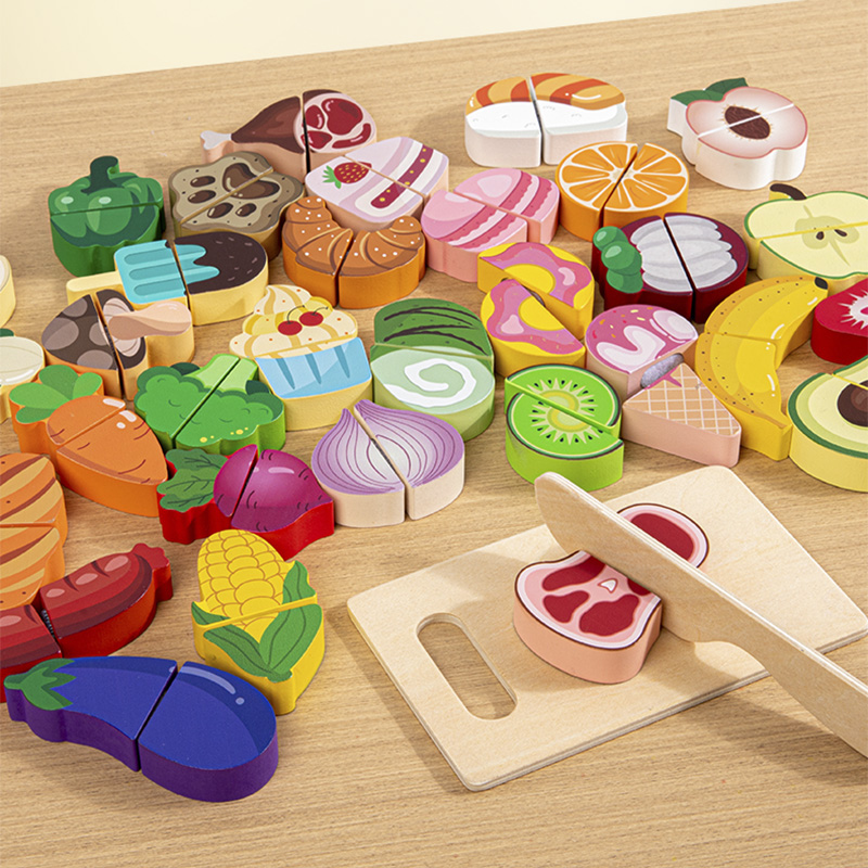 Baby Food Vegetables - Simulation Küche Pretend Spielzeug Holz Klassisches