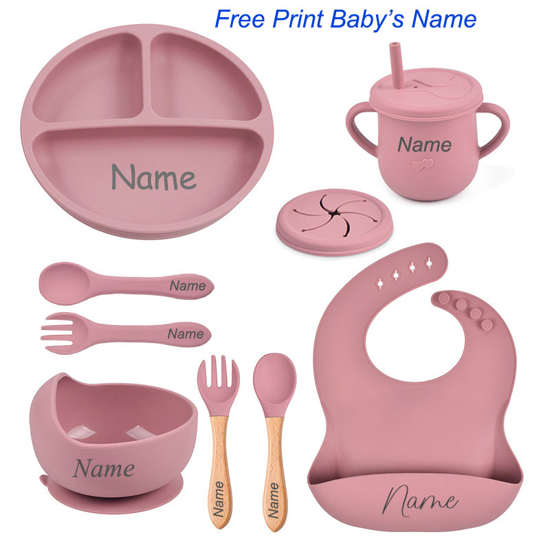 8Pcs Silikon Geschirr Set Pers – Baby Food Menu Bewertung und Preis